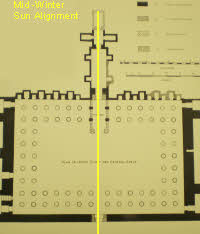 Plan of temple