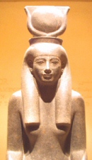Statue of Hathor in Luxor Museum
